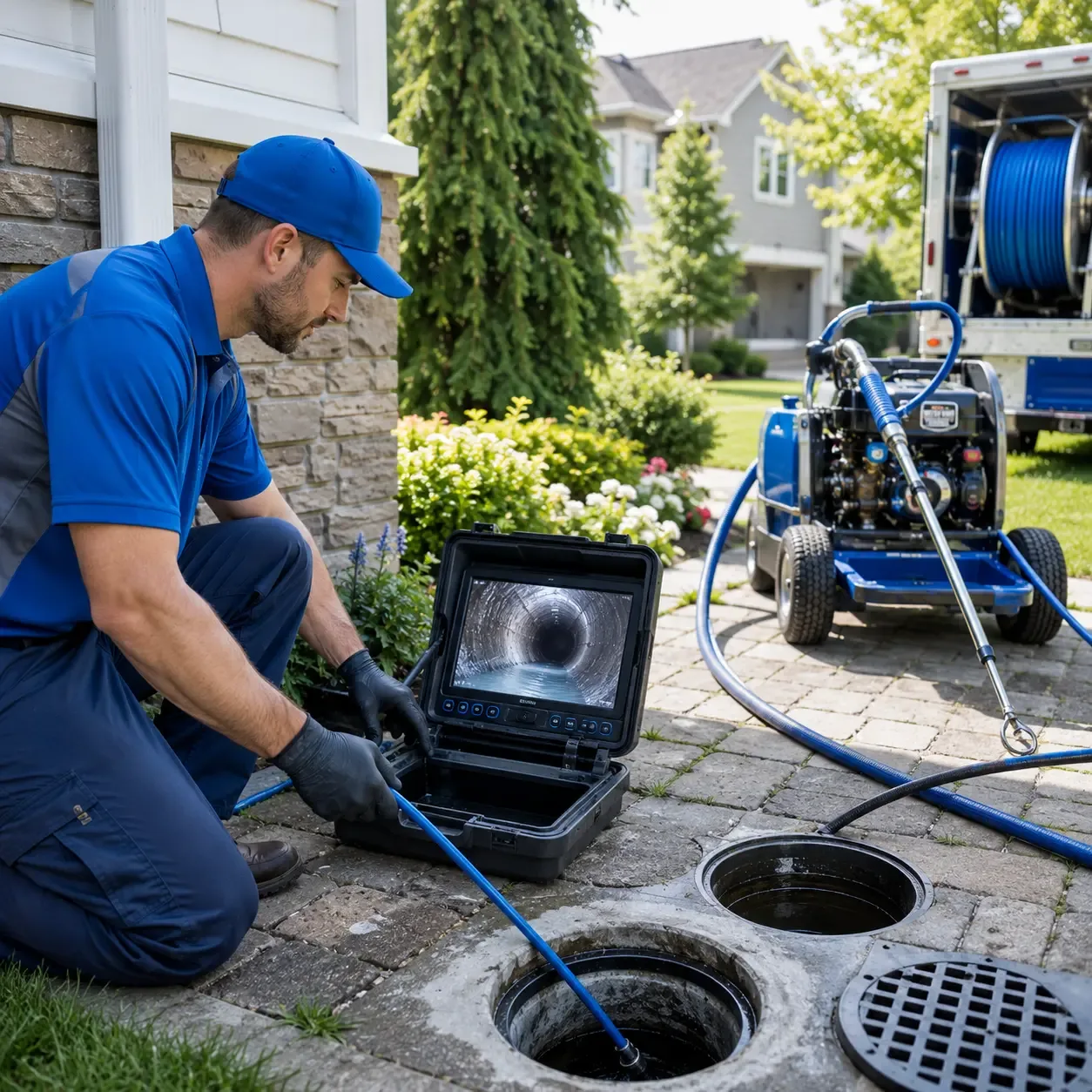 Outdoor drain cleaning professionals serving Natrona Heights, PA