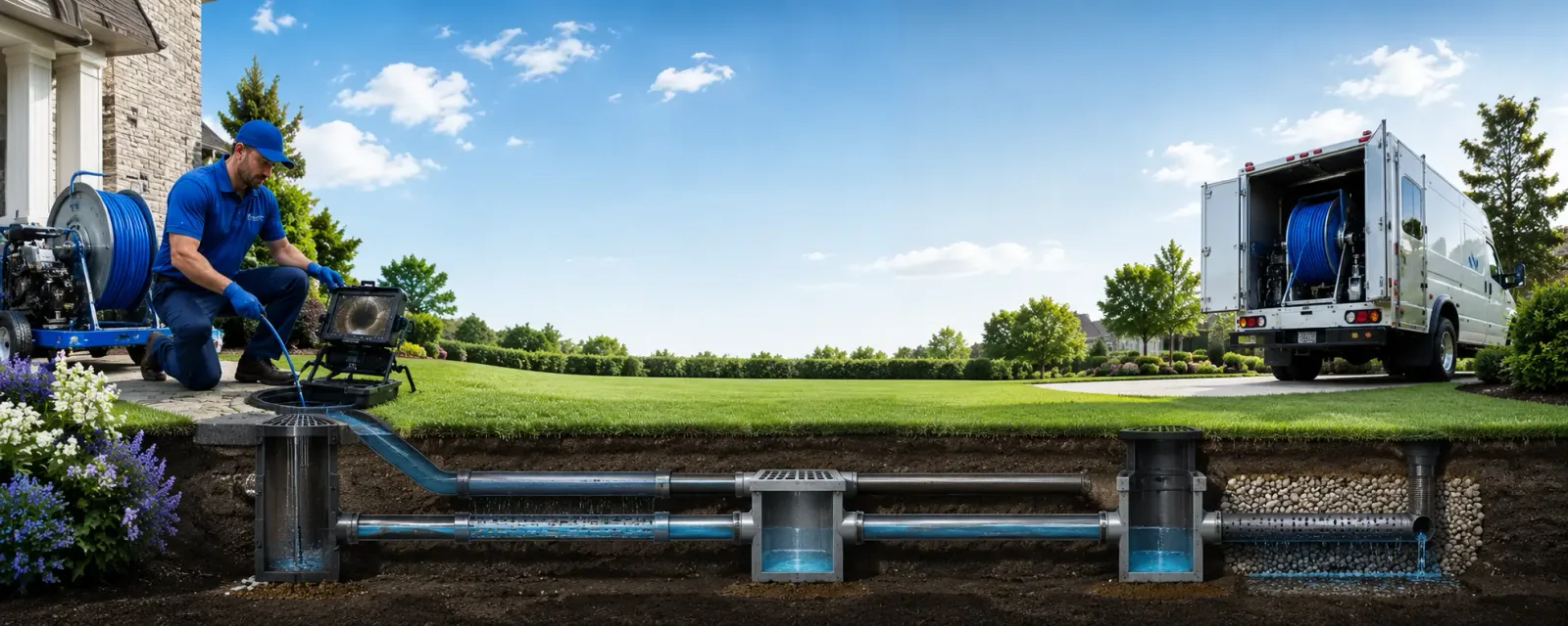 Outdoor drain cleaning information for Natrona Heights, PA